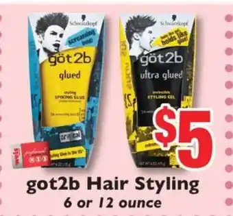 Weis Markets Got2b Hair Styling offer