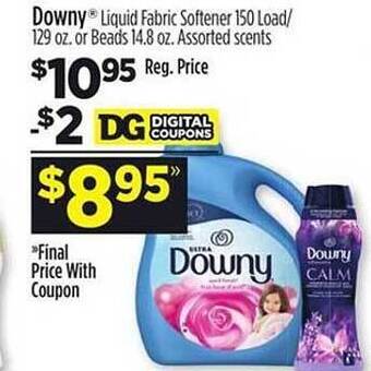 Dollar General Downy Liquid Fabric offer