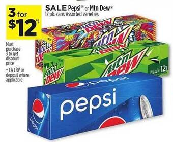 Dollar General Pepsi Or Mtn Dew offer