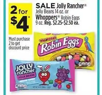 Dollar General Jolly Rancher Jelly Beans Or Whoppers offer