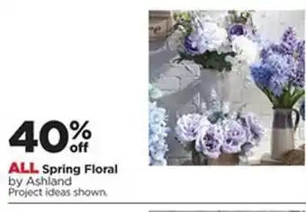 Michaels Spring Floral offer