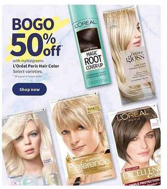Walgreens L'Oréal Paris Hair Color offer
