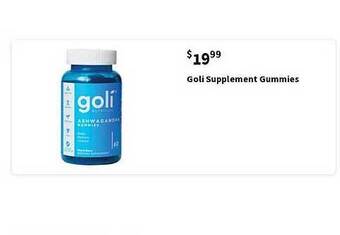 Walgreens Goli Supplement Gummies offer