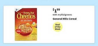 Walgreens General Mills Cereal offer