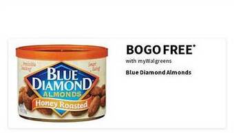 Walgreens Blue Diamond Almonds offer