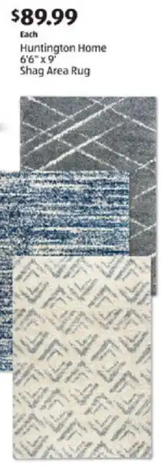 Aldi Huntington Home 6'6x9' Shag Area Rug offer