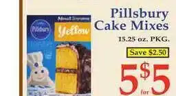 DeMoulas Market Basket Pillsbury Cake Mixes offer