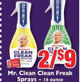 Weis Markets Mr.clean Clean Freak Sprays offer