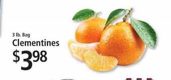 FoodFair Clementines offer