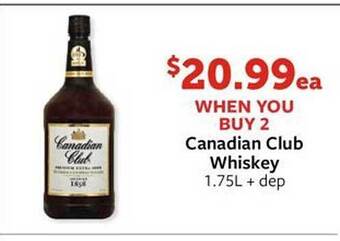 Fareway Canadian Club Whiskey offer