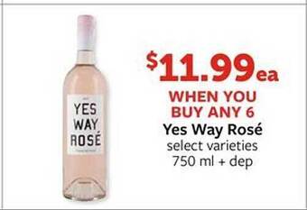 Fareway Yes Way Rosé offer
