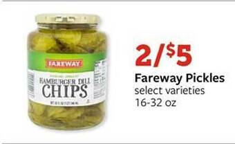 Fareway Fareway Pickles offer