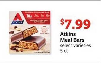Fareway Atkins Meal Bars offer