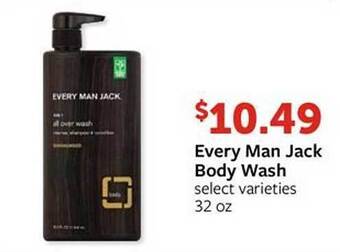 Fareway Every Man Jack Body Wash offer