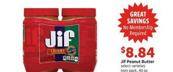 Fareway Jif Peanut Butter offer
