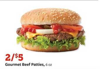 Fareway Gourmet Beef Patties offer