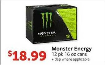 Fareway Monster Energy offer