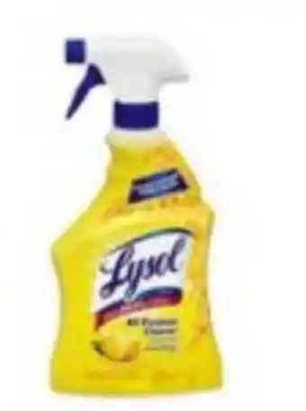 ShopRite Save $1.00 on two (2) lysol multi purpose, all purpose or kitchen cleaners 22 to 32 oz. btl. - expires: 04/02/2022 offer