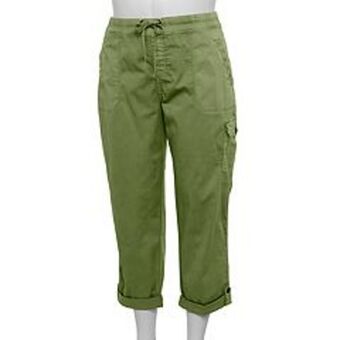 Kohl's Plus size sonoma goods for life® pull-on utility capri pants offer