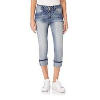 Kohl's Juniors' wallflower insta stretch luscious curvy cropped jeans offer