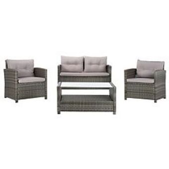 Kohl's Safavieh vellor loveseat, chair & coffee table 4-piece set offer