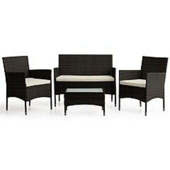 Kohl's Lucid dream collection outdoor conversation patio loveseat, chair & coffee table 4-piece set offer