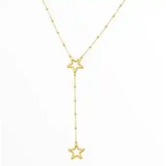 Kohl's 10k gold bead & star lariat necklace offer