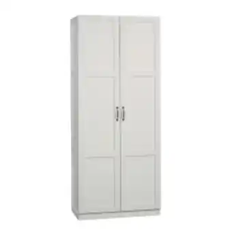 Office Depot Sauder select storage cabinet white offer