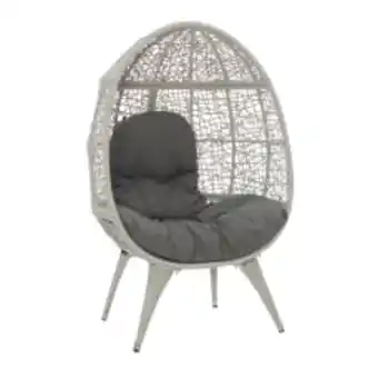 Linon kaince outdoor chair gray