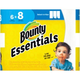 Office Depot Bounty select a size 2 ply offer