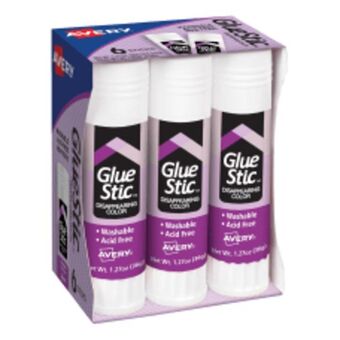 Office Depot Avery disappearing color permanent glue stics offer