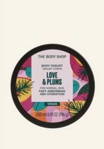 The Body Shop Love & plums body yogurt offer