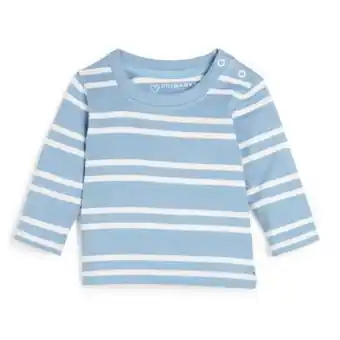 Primark Baby boy blue striped long sleeve t-shirt offer