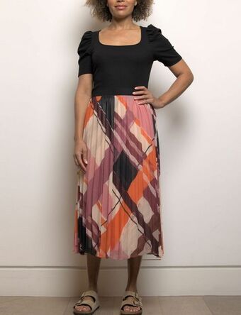 Stein Mart Pale sky pleated midi skirt offer
