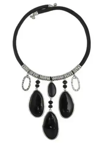 Stein Mart Carol dauplaise jet collar necklace offer
