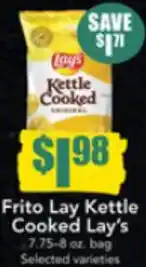 Dierbergs Frito Lay Kettle Cooked Lay's offer