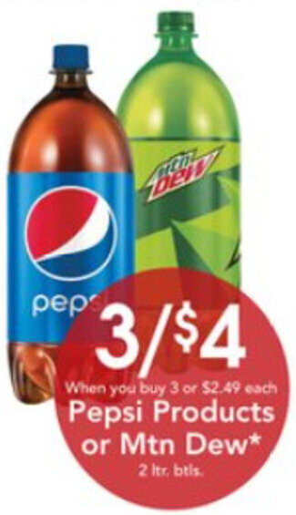 Dierbergs Pepsi Products Or Mtn Dew offer