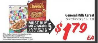 Food 4 Less General Mills Cereal offer