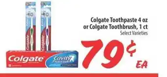 Food 4 Less Colgate Toothpaste 4 Oz Or Colgate Toothbrush , 1 Ct offer