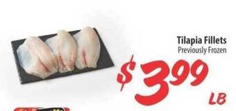 Food 4 Less Tilapia Fillets offer