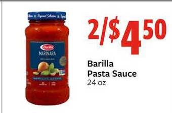 Fareway Barilla Pasta Sauce offer