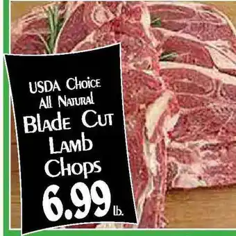 Hollywood Market Usda Choice All Natural Blade Cut Lamb Chops offer