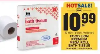 Food Lion Food Lion Premium Mega Roll Bath Tissue offer