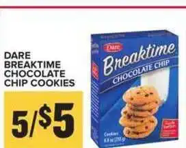Food Lion Dare Breaktime Chocolate Chip Cookies offer