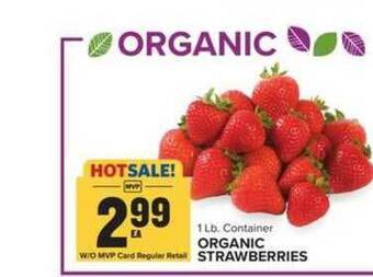 Food Lion Organic Strawberries offer
