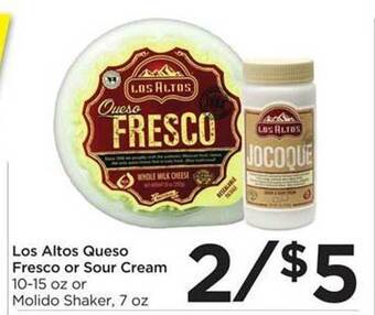 Food 4 Less Los Altos Queso Fresco Or Sour Cream offer