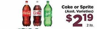 Food Town Store Coke Or Sprite offer