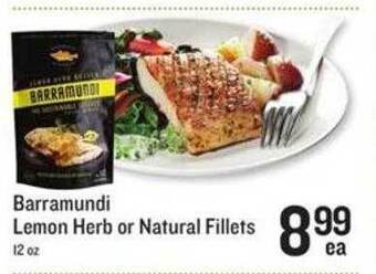 Lowes Foods Barramundi Lemon Herb Or Natural Fillets offer