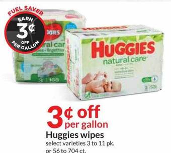 Hy-Vee Huggies Wipes offer
