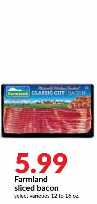 Hy-Vee Farmland Sliced Bacon offer